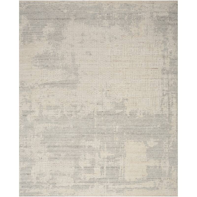 Nourison Harmony Indoor only Grey Abstract Area Rug