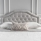 preview thumbnail 4 of 21, Killian Tufted Upholstered Headboard by Christopher Knight Home Light Grey
