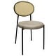 preview thumbnail 55 of 92, Leisuremod Euston Modern Velvet/Leather Dining Chair - Minimalist Wicker Back Accent Chair for Home Living Room & Kitchen