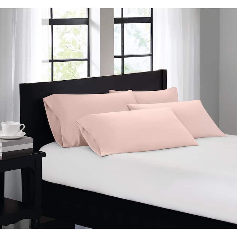Truly Soft Everyday 4 Pack Pillowcase - Blush - Standard