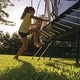 preview thumbnail 6 of 6, Springfree Outdoor 8 x 11 Ft Trampoline, Enclosure, Hoop Game, and Step Ladder - 7.40