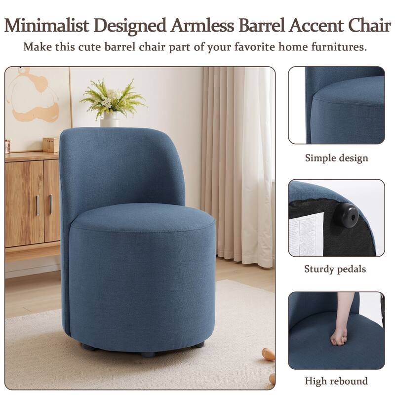 Lumibee 21" W Upholstered Side Dining Chair Set of 2