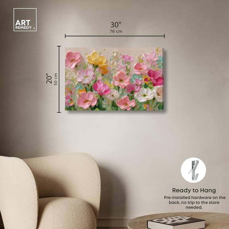 Expressed in Petals I Canvas by Art Remedy, Gallery Wrapped