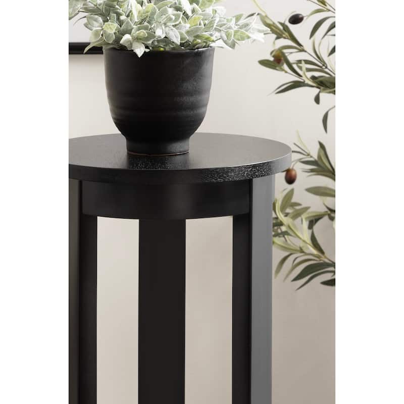 Kate and Laurel Foxford Round Wood Side Table