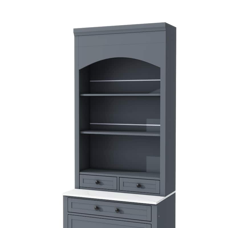 Freestanding High Kitchen Pantry Tall Kitchen Hutch