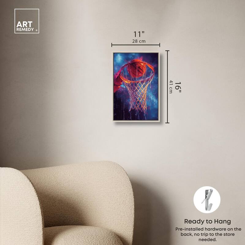 Through the Hoop Canvas by Art Remedy