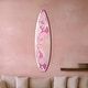preview thumbnail 49 of 86, American Art Decor Surfboard Plaque Wall Sign 60" x 15" - Cute Wave