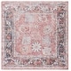 preview thumbnail 4 of 8, SAFAVIEH Serapi Machine Washable Slip Resistant Jivica Traditional Oriental Rug 6'7" Square - Rust/Grey - Square