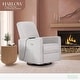 preview thumbnail 19 of 21, Evolur Harlow Deluxe Upholstered Plush Seating Glide Rocker