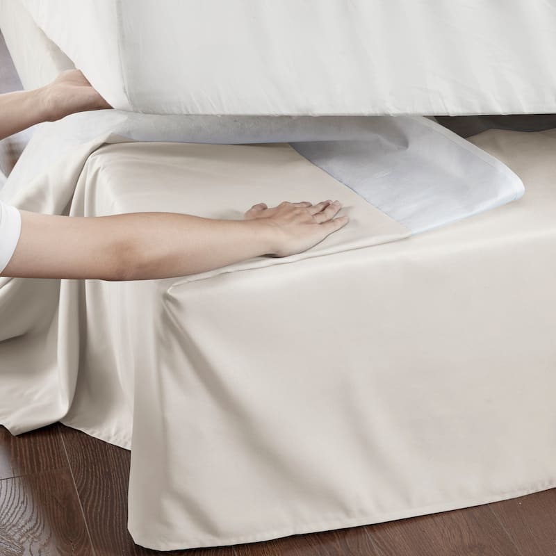 Madison Park Simple Fit Wrap Around Adjustable 26-inch Drop Bedskirt