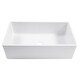 preview thumbnail 3 of 3, Sinkology Austen Crisp White Fireclay 33" Single Bowl Farmhouse Apron Kitchen Sink with Chrome Bridge Faucet Kit