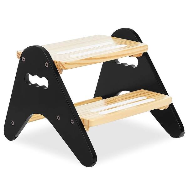 slide 2 of 26, Dream On Me JPMA Certified Skyward Multipurpose Kids Step Stool with Anti-Slip Base Black