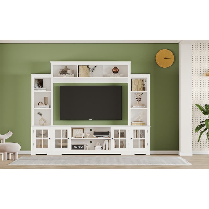 GDF Studio - Harrington Farmhouse Wall Entertainment Center for TVs up to 65 Inches