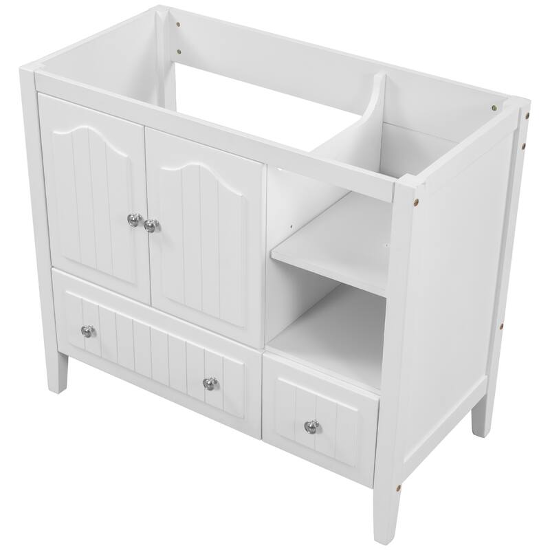 36" Bathroom Vanity with Solid Wood Frame
