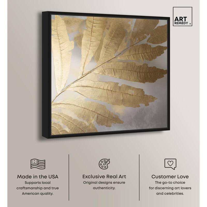 Golden Canopy (I) Canvas by Art Remedy