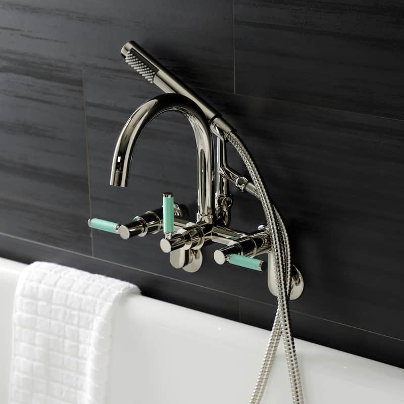 Kingston Brass Kaiser Wall Mounted Clawfoot Tub Filler � Includes Hand