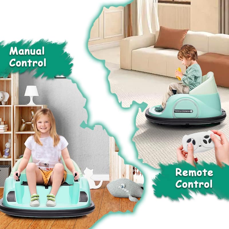 12V Kids Ride On Bumper Car Toddlers Electric Bumping Car