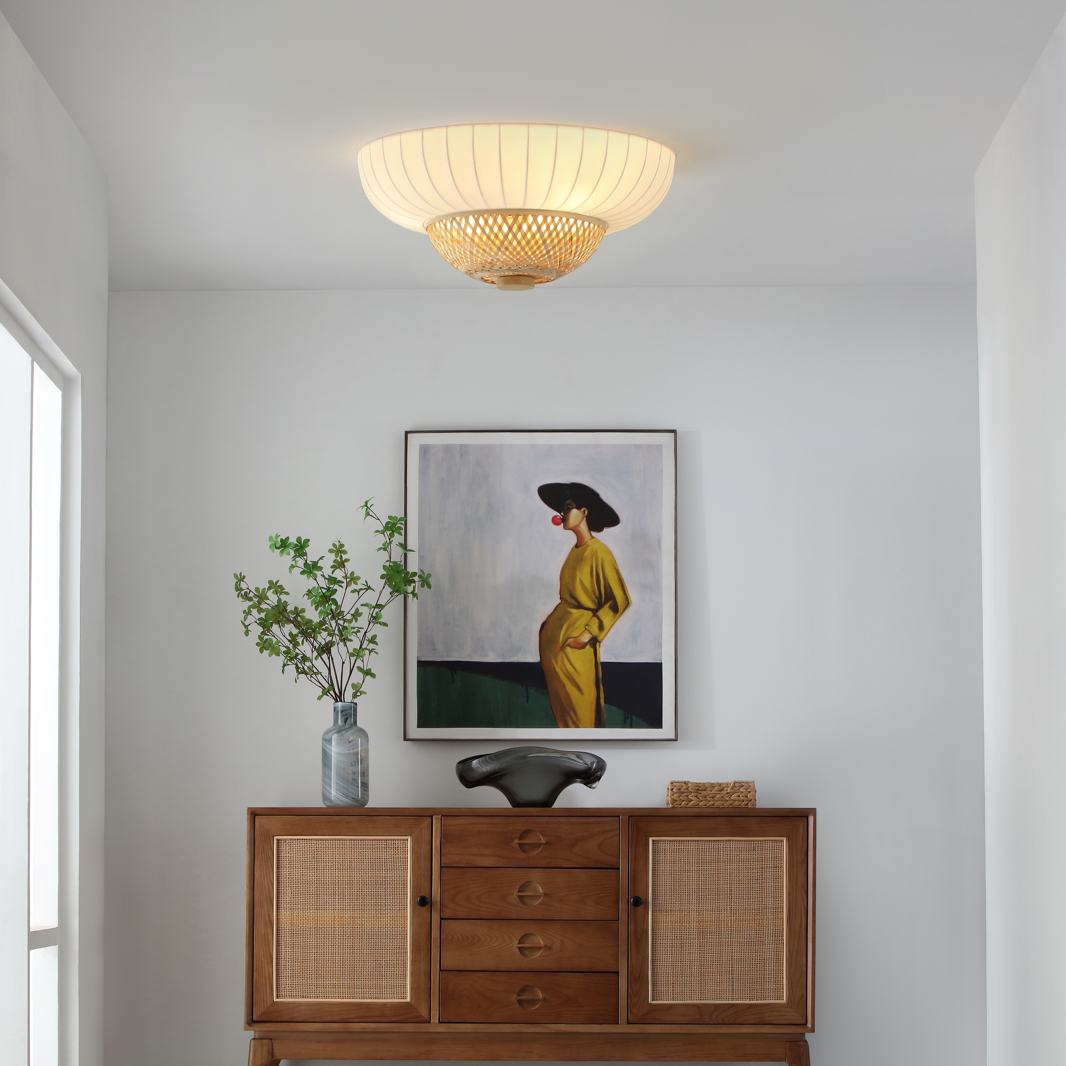 新春初売り Hikari Woven With Light Ceiling Light 3 Boho-Chic Japanese - テープ・マスキングテープ