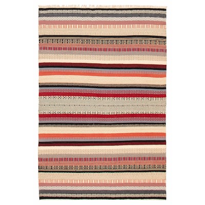 Nevada Red Kilim 5'0" x 7'7" - 5'0 x 7'7