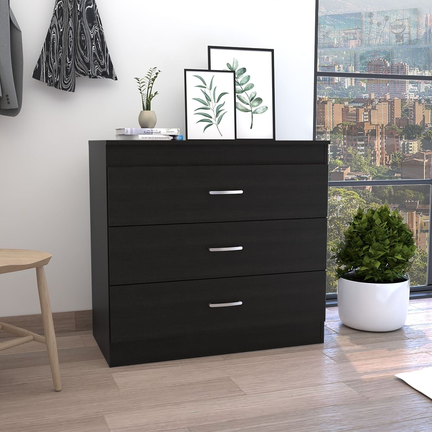 Zurich-Three-Drawers-Dresser,-