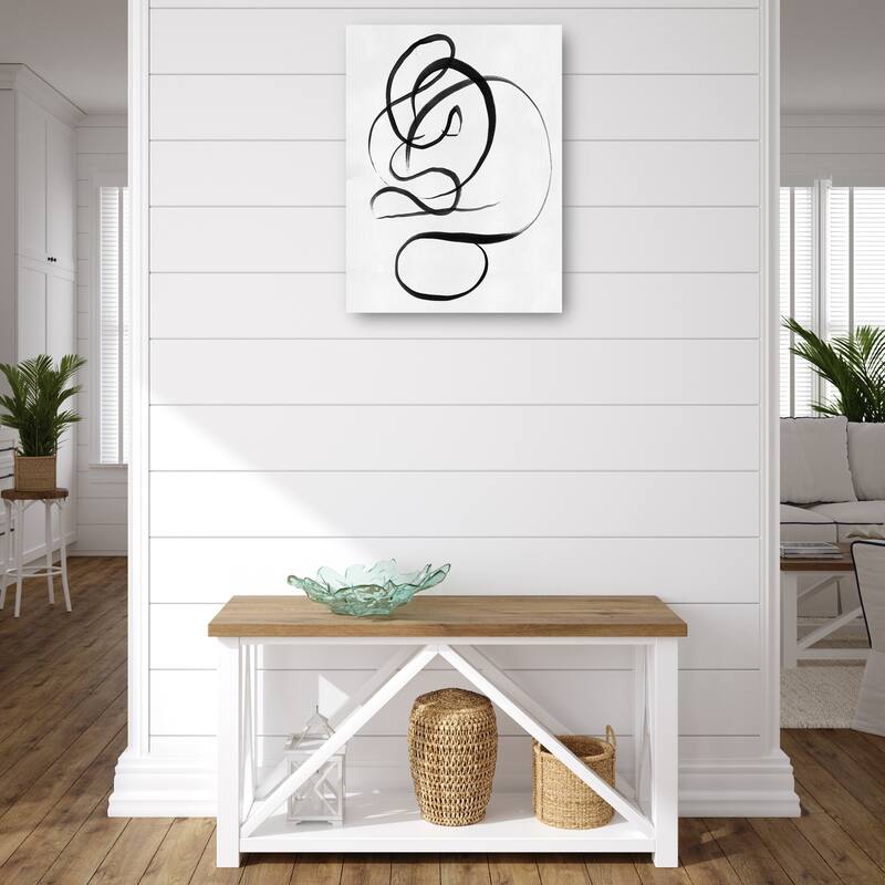 Scribbles I By Studio Arts Canvas Art Print