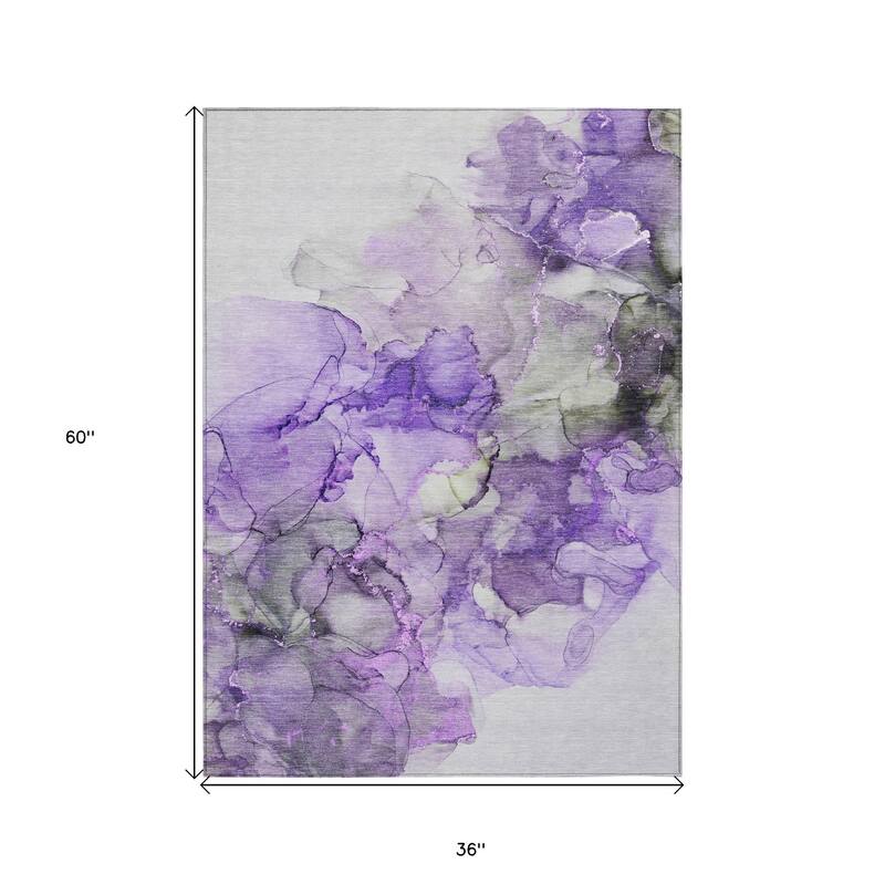 Almisi Artistic Abstract Weather Resistant Versatile Elegance Outdoor Rug
