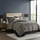 preview thumbnail 65 of 72, Madison Park Whitman Reversible Oversized 5-piece Jacquard Bedspread Quilt Set with Shams and Embroidered Throw Pillows