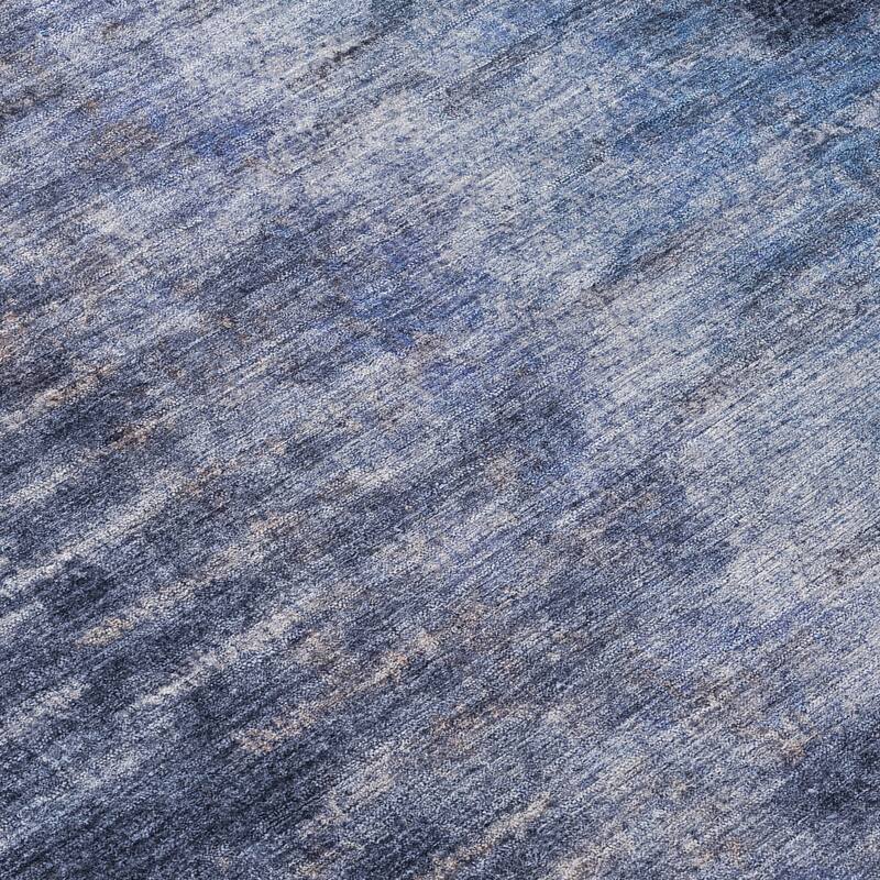 Machine Washable Indoor/ Outdoor Contemporary Ombre Chantille Rug