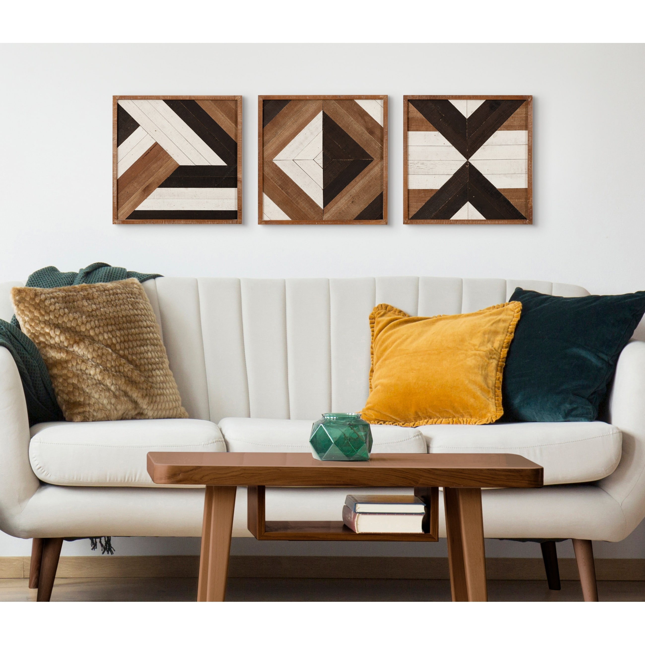 Kate and Laurel Ballez Wood Plaque Art Set