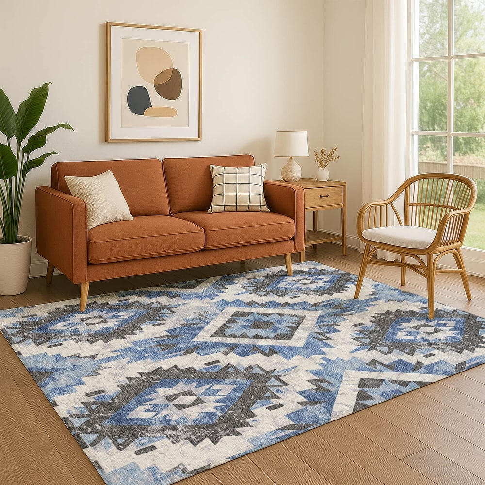 Premium Washable Super Soft Southwest Global Mayfield Rug