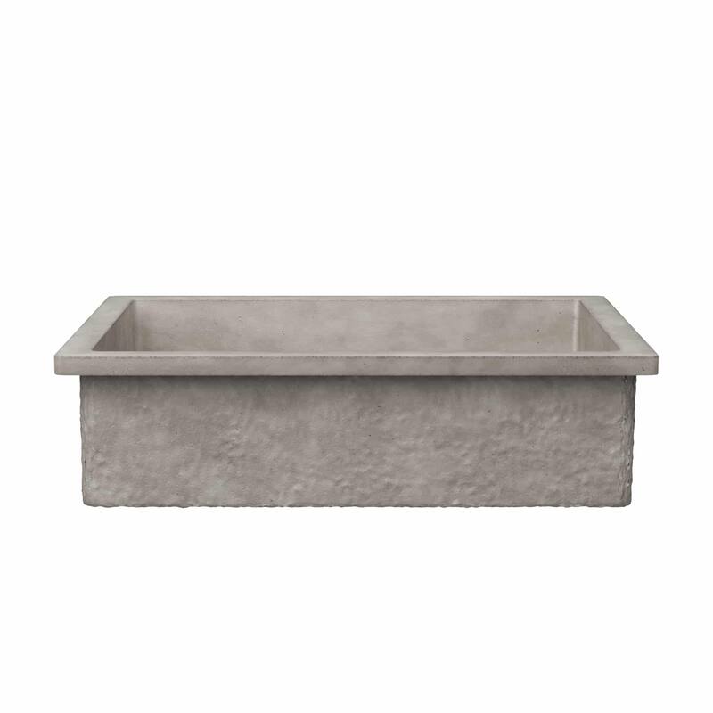 Anacapa 21" NativeStone Concrete Undermount Rectangular Bathroom Sink