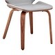 preview thumbnail 21 of 62, Brinley Walnut or Black Wood Upholstered Dining Chair