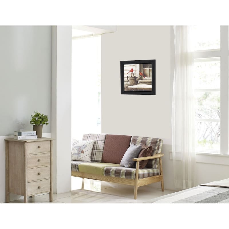 TrendyDecor4U Contemporary "Waiting For Spring" Framed Print Wall Art by John Rossini