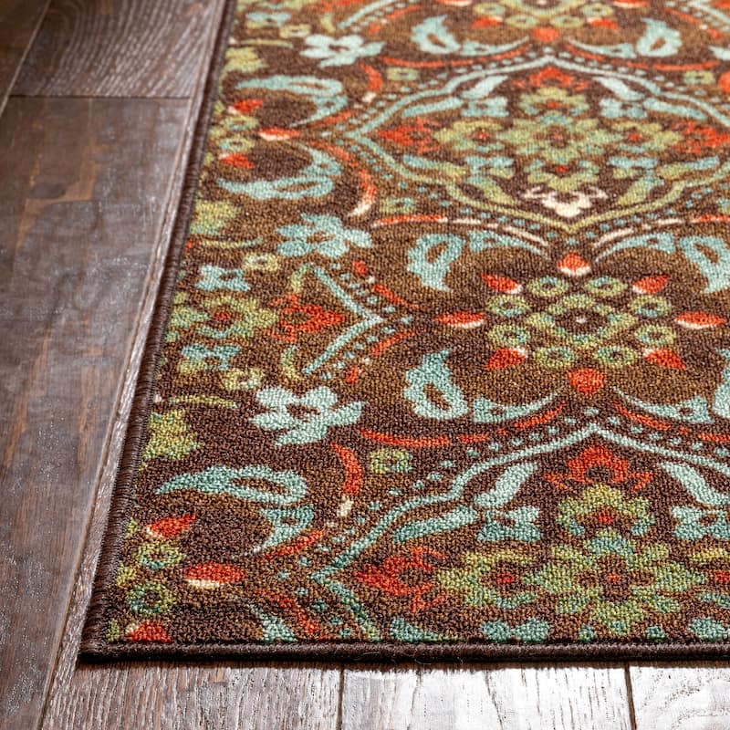 Well Woven Kings Court Florence Tile Multi-Medallion Modern Area Rug