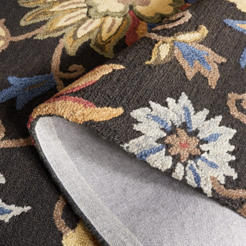 SAFAVIEH Handmade Blossom Teobalda Contemporary Wool Rug