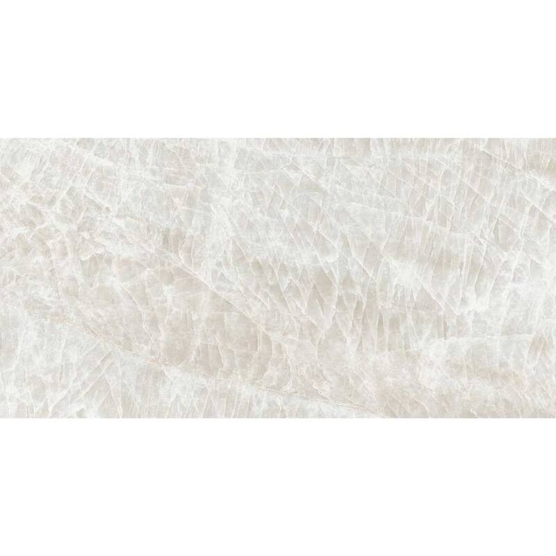 Galleria White Semi-Polished Porcelain Tile - Floor, Wall - Large Format