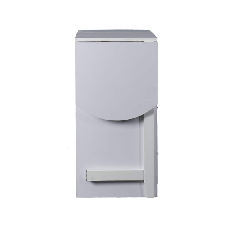SEI Furniture London White Fold-out Organizer and Craft Desk