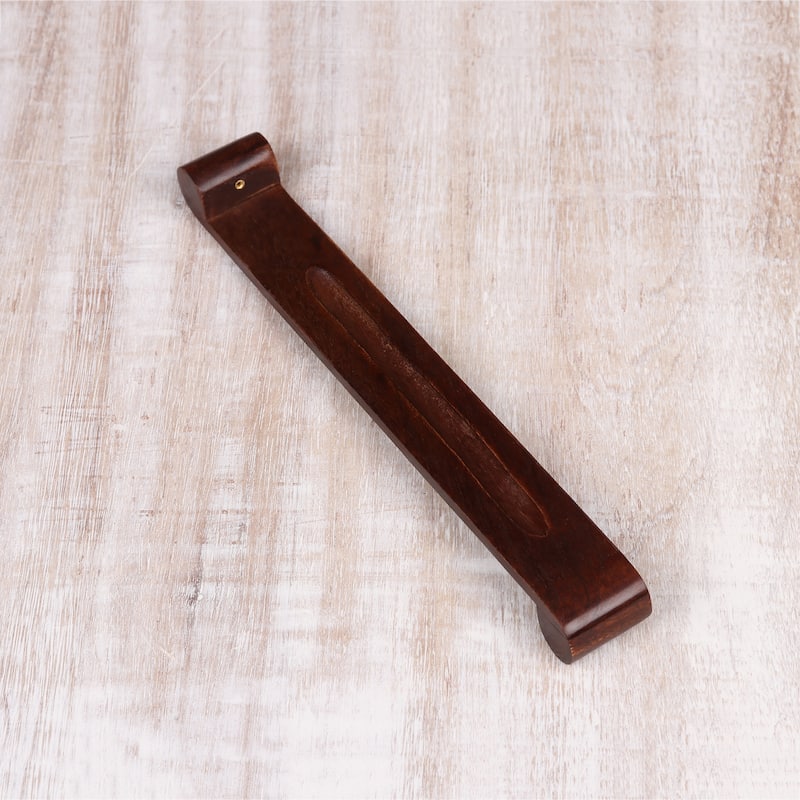 Novica Handmade Aroma Wood Incense Holder