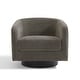 preview thumbnail 141 of 186, Modern Upholstered Barrel Chair Swivel Accent Chair for Living Room