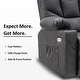 preview thumbnail 22 of 23, MCombo Manual Glider Rocker Recliner Chair with USB Ports, Faux Leather 8002
