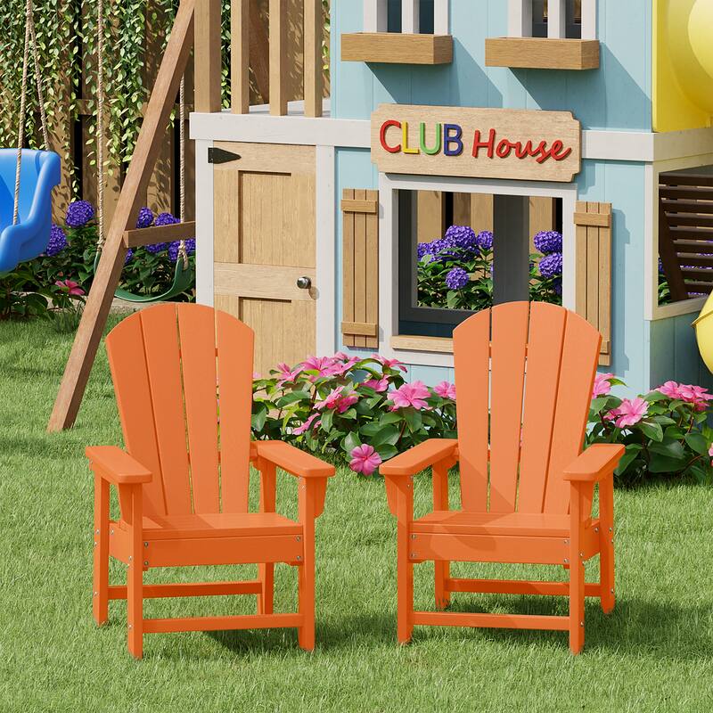 Laguna Kids Outdoor Poly Adirondack Chair (Set of 2)