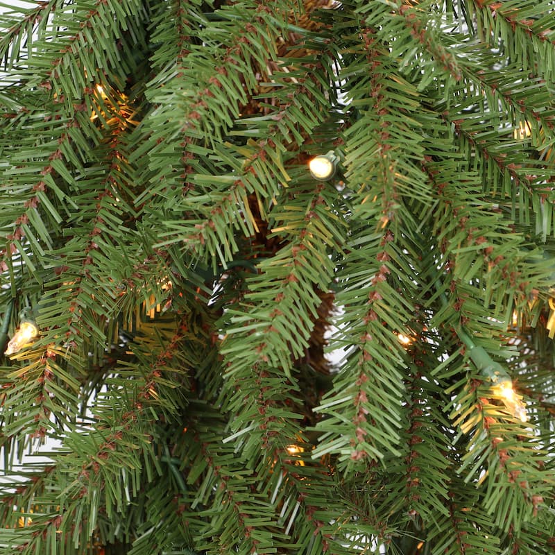 Puleo International Pre-Lit 3' Alpine Artificial Christmas Tree