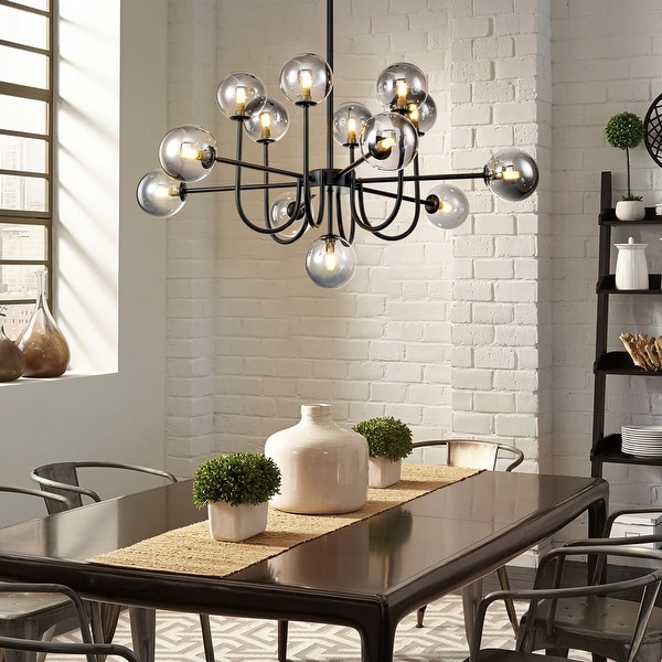 13 Light Modern Amber Smoke Grey Cluster Glass Globe Bubble Chandelier Tiered Sputnik Glass Magic Bean Molecule Ceiling Light On Sale Bed Bath Beyond 38355789