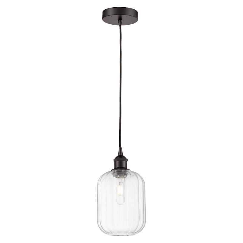 Innovations Lighting Endless Possibilities Edison - Preston - 1 Light 7" Jar Shade Cord Hung Mini Pendant