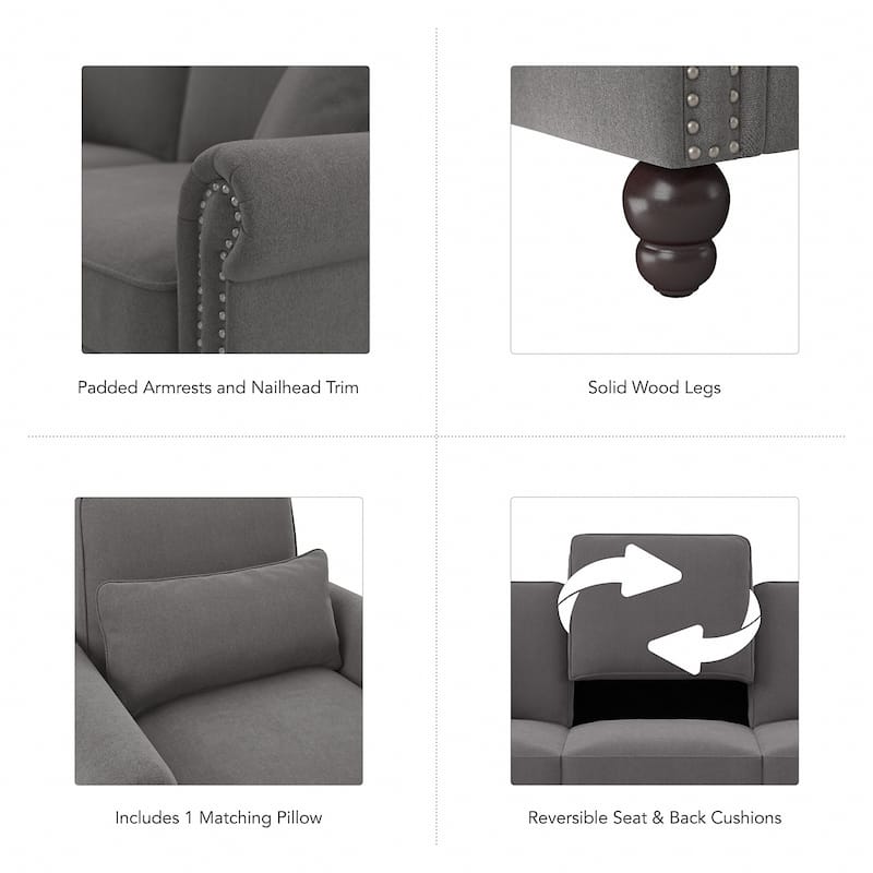 Coventry Accent Chair with Arms by Bush Furniture