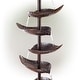 preview thumbnail 11 of 10, Alpine Corporation 70" Tall Indoor/Outdoor Metal Tiered Floor Water Fountain