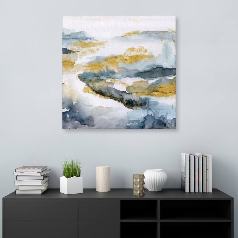 Golden Estuary by Nan Canvas Art Print