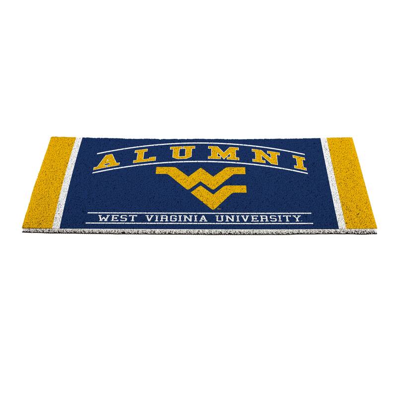 28 in. x 16 in. West Virginia University Alumni Full Color PVC Door Mat