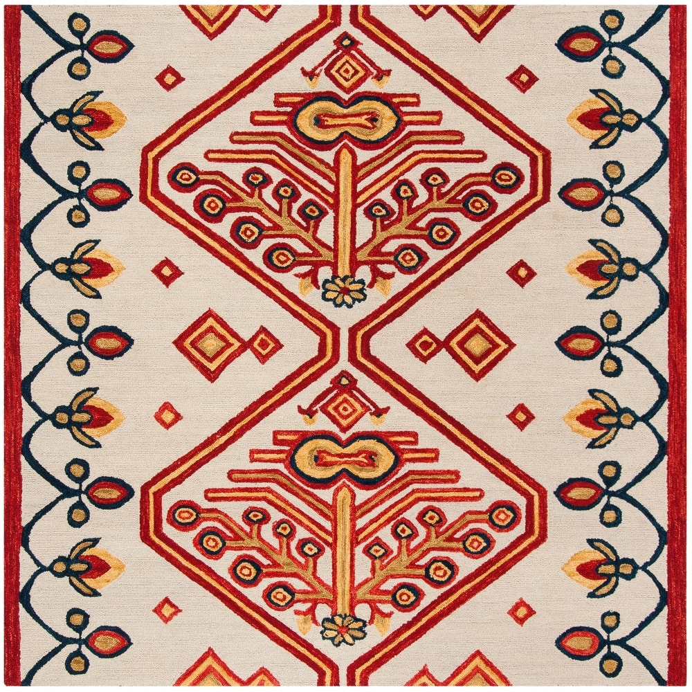 SAFAVIEH Handmade Aspen Giuseppina Boho Tribal Wool Rug