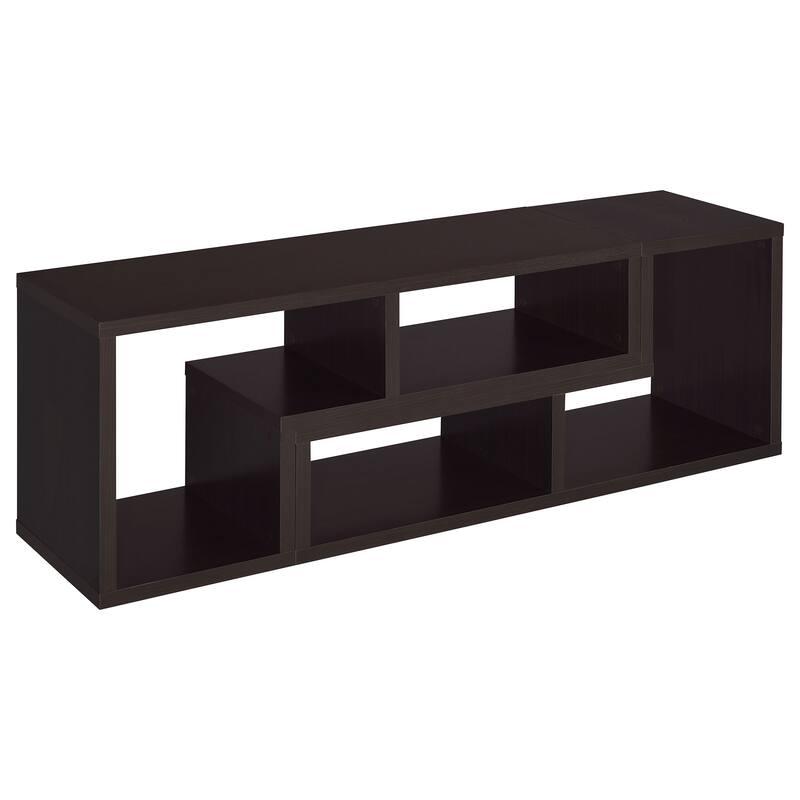 Velma Multipurpose TV Stand and Bookshelf Cappuccino - 47.25" x 15.25" x 22.00"
